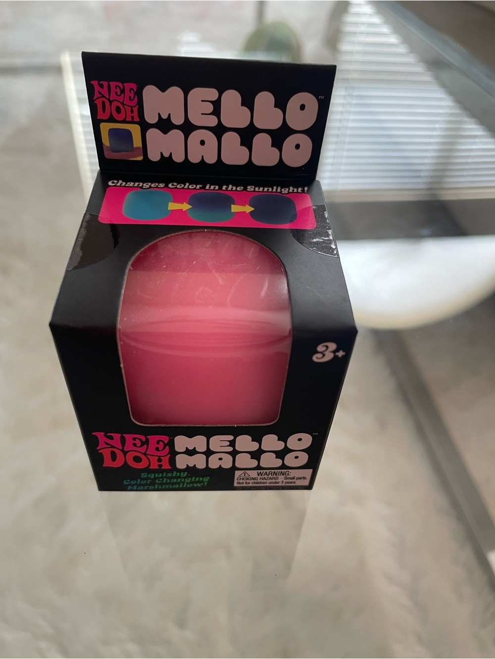 Mello Mallo Pink Color-Changing Stress Toy